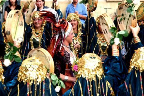 Mauren und Christen zu Ehren des heiligen Franziskus von Assisi
