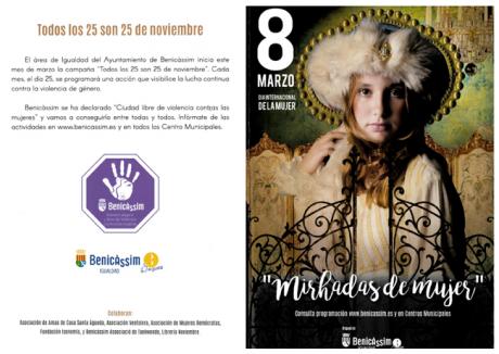 Programación Día Internacional de la mujer 2017 Benicàssim
