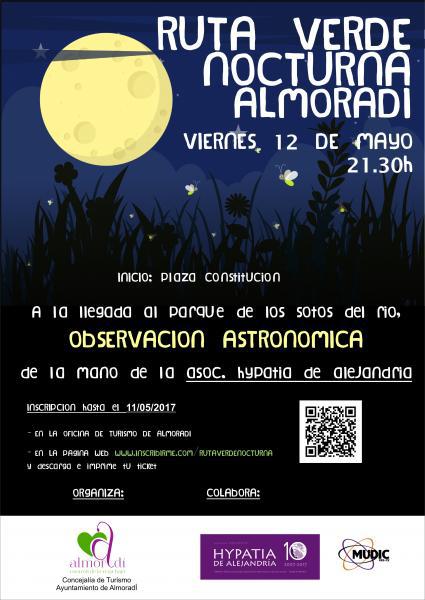 Ruta Verde Nocturna en Almoradí