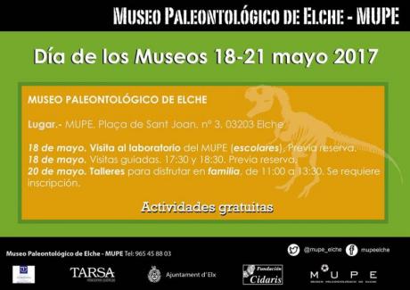 Día Internacional de los Museos en el MUPE