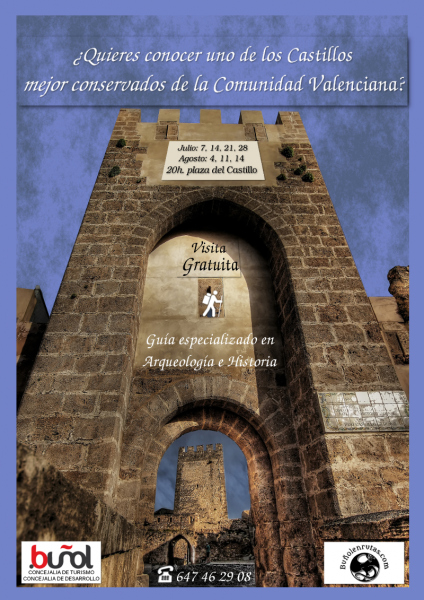 Visitas guiadas gratuitas al Castillo de Buñol