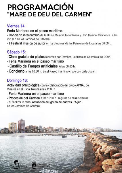 "Mare de deu del Carmen"