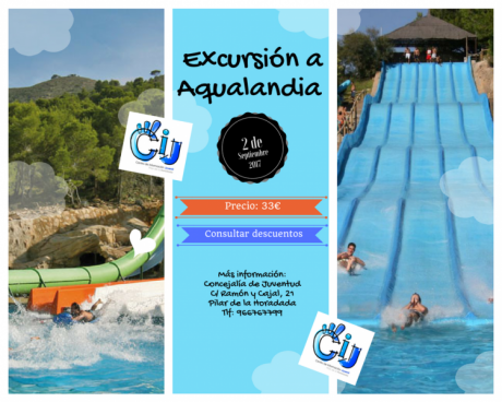 Excursión a Aqualandia Benidorm en Pilar de la Horadada 2017