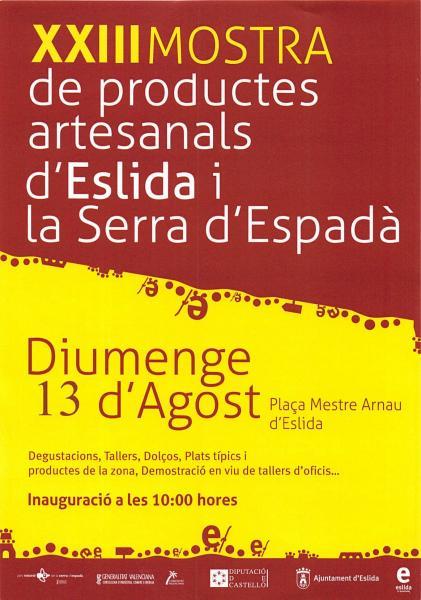 Muestra de Productos de la Sierra de Espadán en Eslida