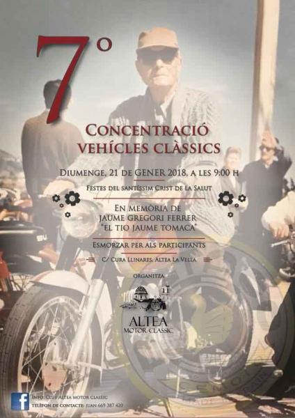 VII Concentración de Vehículos Clásicos en Altea La Vella