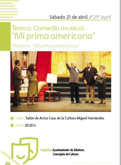 COMEDIA MUSICAL "MI PRIMA AMERICANA"