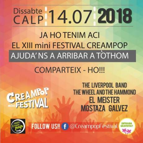 XIII Mini Festival CREAMPOP CALP