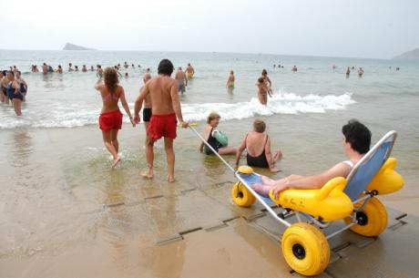 Beach adapted to everyone!