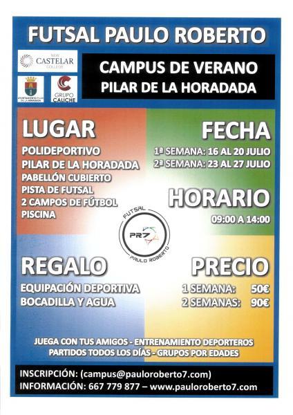 Campus de Verano 'Futsal Paulo Roberto' en Pilar de la Horadada 2018