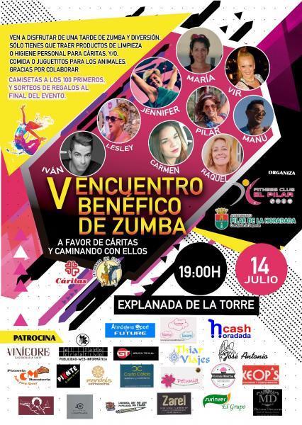 V Encuentro Benéfico de Zumba en Torre de la Horadada, Pilar de la Horadada 2018