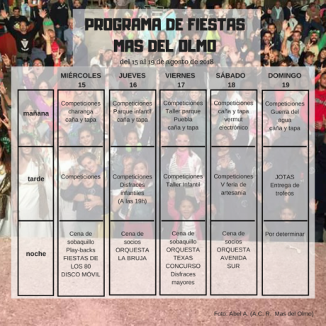 Fiestas de Mas del Olmo 2018