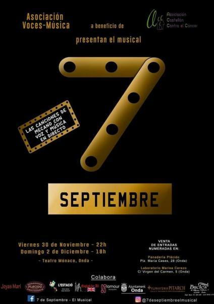 MUSICAL DE MECANO 7 DE SEPTIEMBRE, ONDA 2018