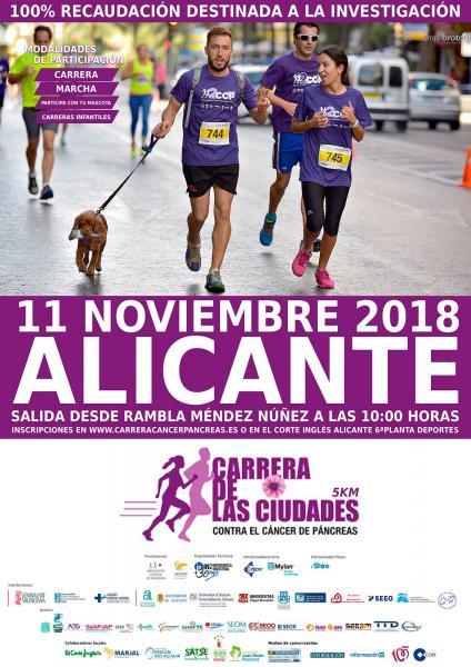 IV Carrera de las Ciudades contra el Cáncer de Páncreas Alicante