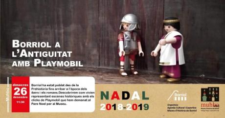 Taller infantil, Borriol en la antigüedad con Playmobils