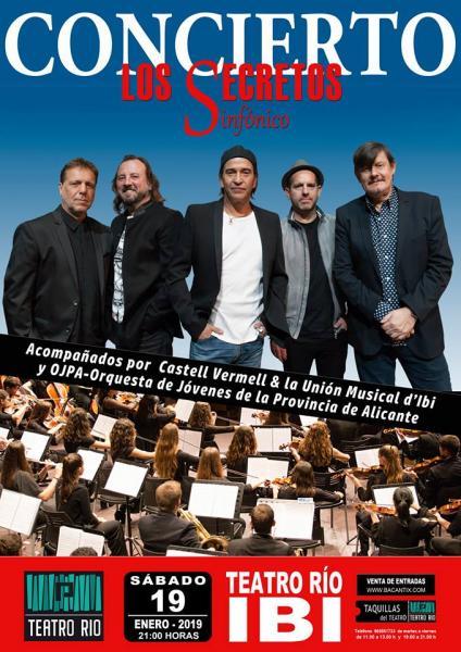 Concierto sinfónico: "Los Secretos"