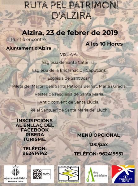 Ruta patrimonioal Alzira 2019