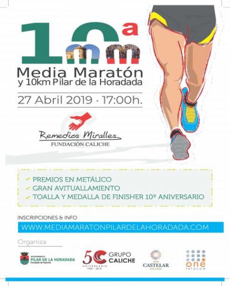10ª Media Maratón y 10K Pilar de la Horadada 'Remedios Miralles' Fundación Caliche