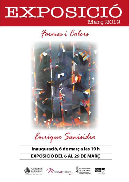 Exposición "Formes i Colors" de Enrique Sanisidro en Manises