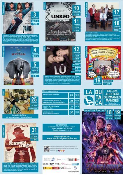 Auditori Germanies de Manises Mayo 2019