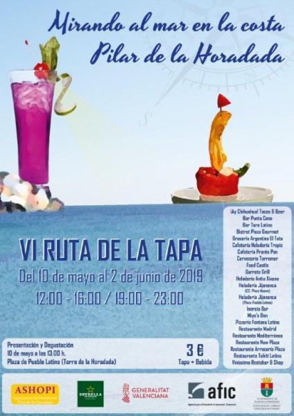 VI Ruta de la Tapa y el Cóctel 'Mirando al Mar en la Costa' en Pilar de la Horadada 2019