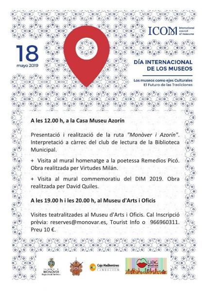 Día Internacional de los Museos en Monóvar