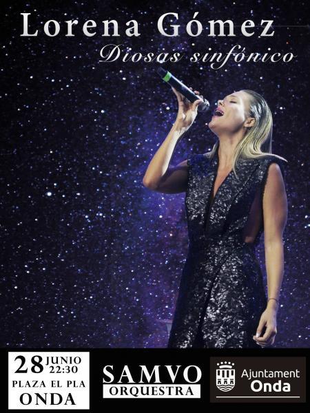 LORENA GÓMEZ CON LA ORQUESTA SAMVO ONDA JUNIO 2019