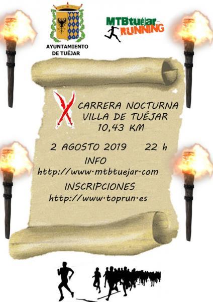 X CARRERA NOCTURNA VILLA DE TUÉJAR 2019