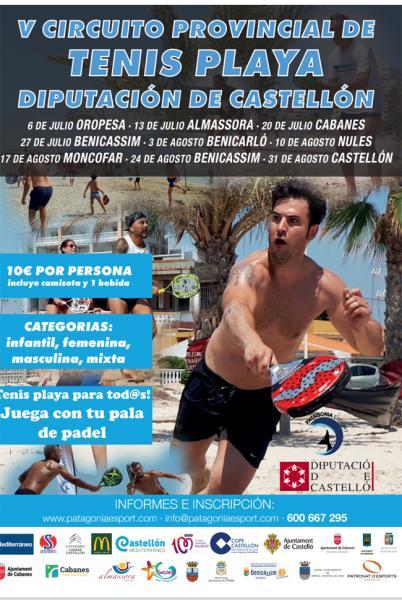 Circuito provincial de tenis playa