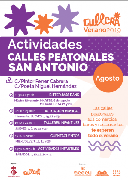 ACTIVIDADES CALLES PEATONALES CULLERA