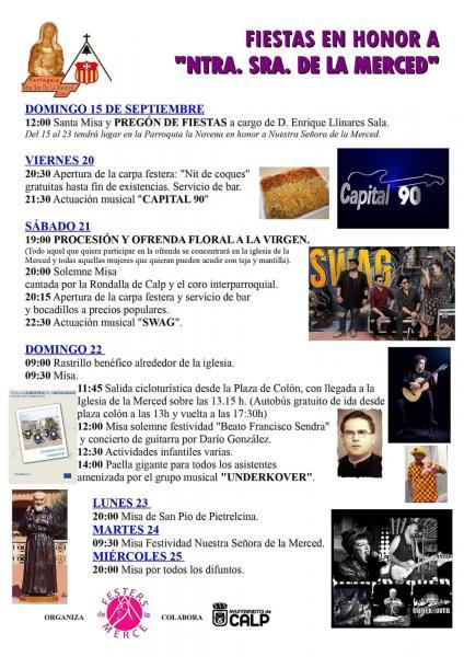 Fiestas de la Mercad Calp
