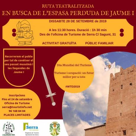 Dia Mundial del Turismo - Ruta teatralizada gratuita: En busca de la espada perdida de Jaume I