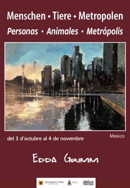 Exposición "Peronas, Animales, Metrópolis" en Altea