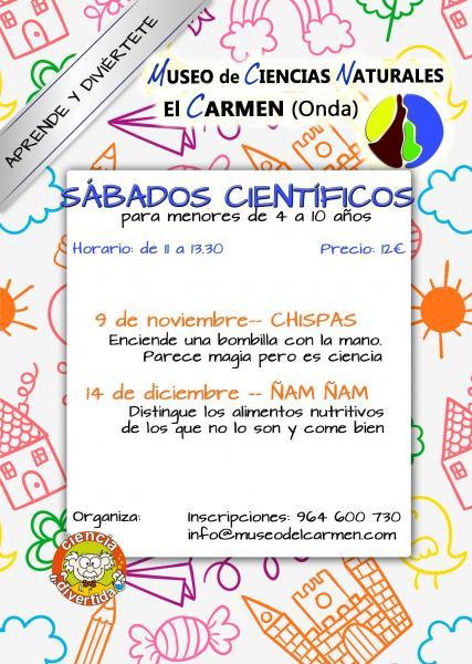 DISSABTES CIENTÍFICS, ONDA 2019
