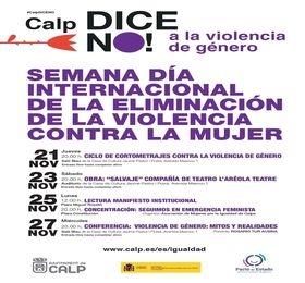 SEMANA INTERNACIONAL DE LA ELIMINACIÓN DE LA VIOLENCIA CONTRA LA MUJER