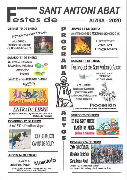FIESTAS SAN ANTONIO ABAD 2020