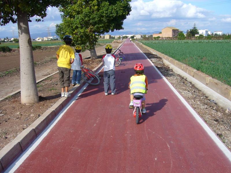 Paseo en bici por la Horta Nord valenciana;de Alboraya a la Pobla de Farnals