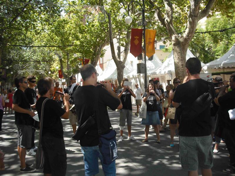 Músicos en la Feria de Xàtiva