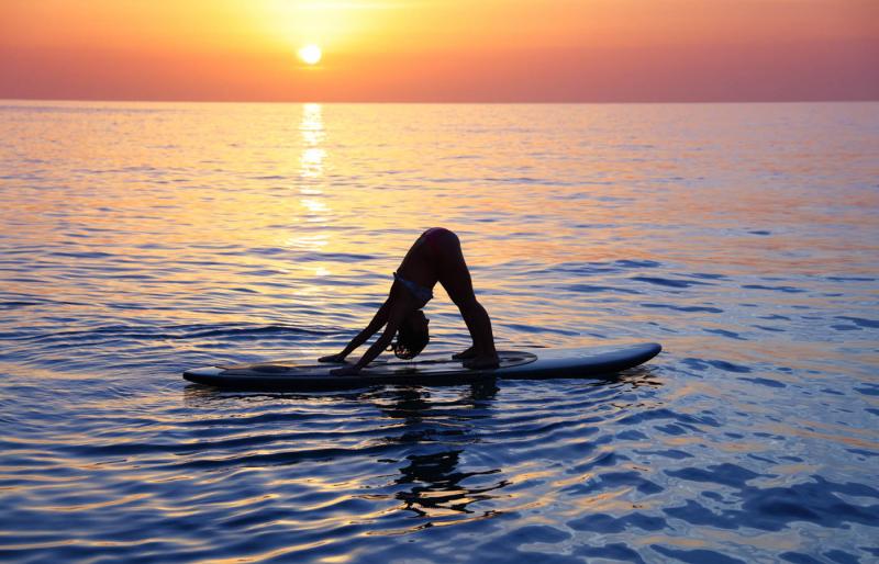 Paddle surf yoga;una disciplina muy de moda