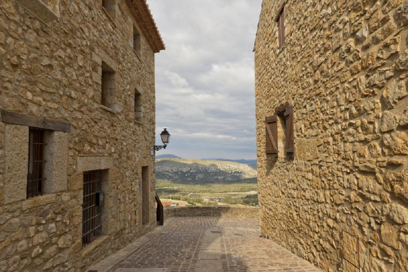 Una de las calles de Culla