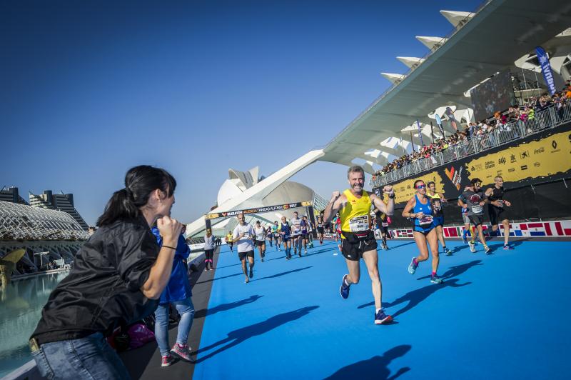 Llegada del Maratón de València