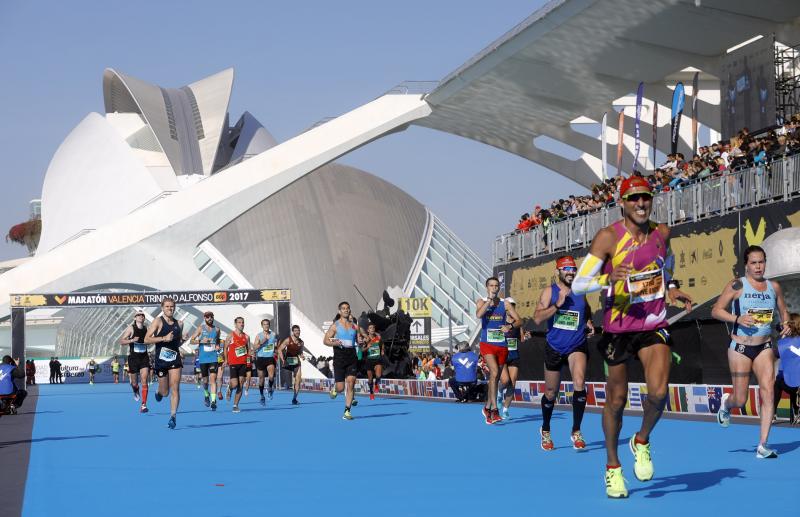 Llegada del Maratón de València