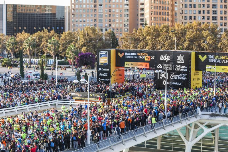 Llegada del Maratón de València