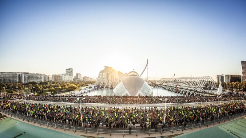 Llegada del Maratón de València