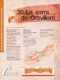 Ruta 30: La serra de Crevillent